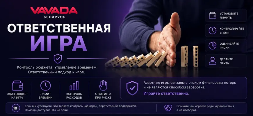 Ответственная игра — контроль бюджета, времени и рисков