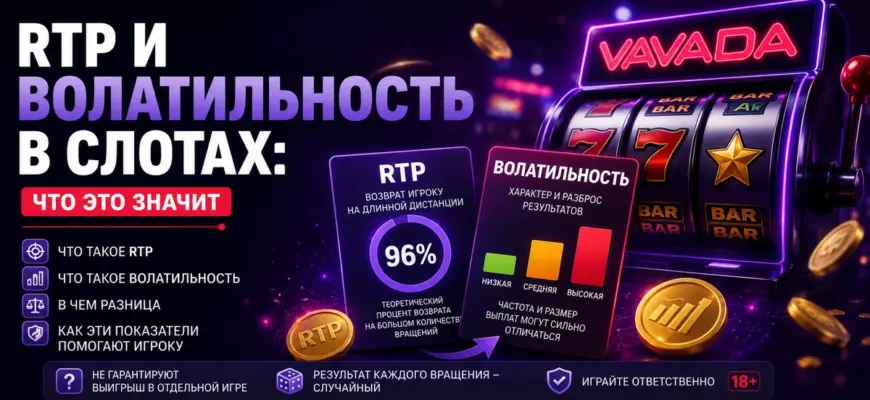 RTP и волатильность в слотах — что это значит