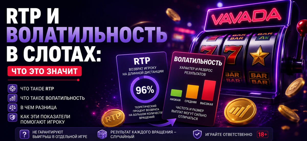 RTP и волатильность в слотах — что это значит