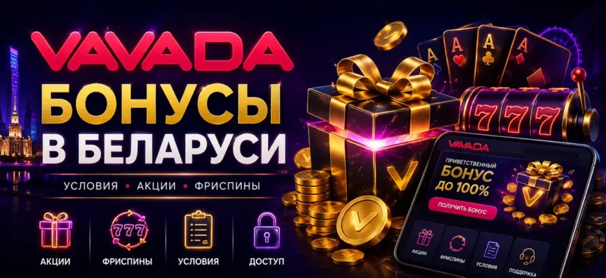 Бонусы Vavada в Беларуси — условия и предложения